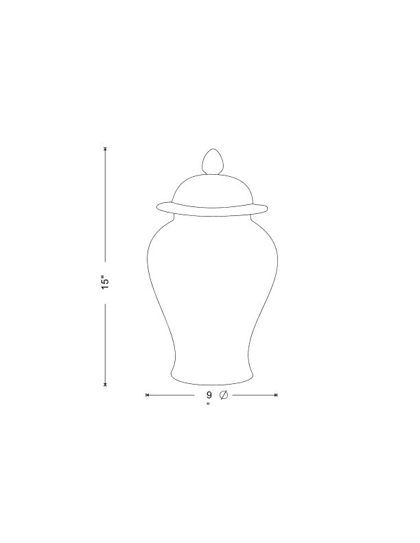 Ceramic / Porcelain Decorative Urns & Jars