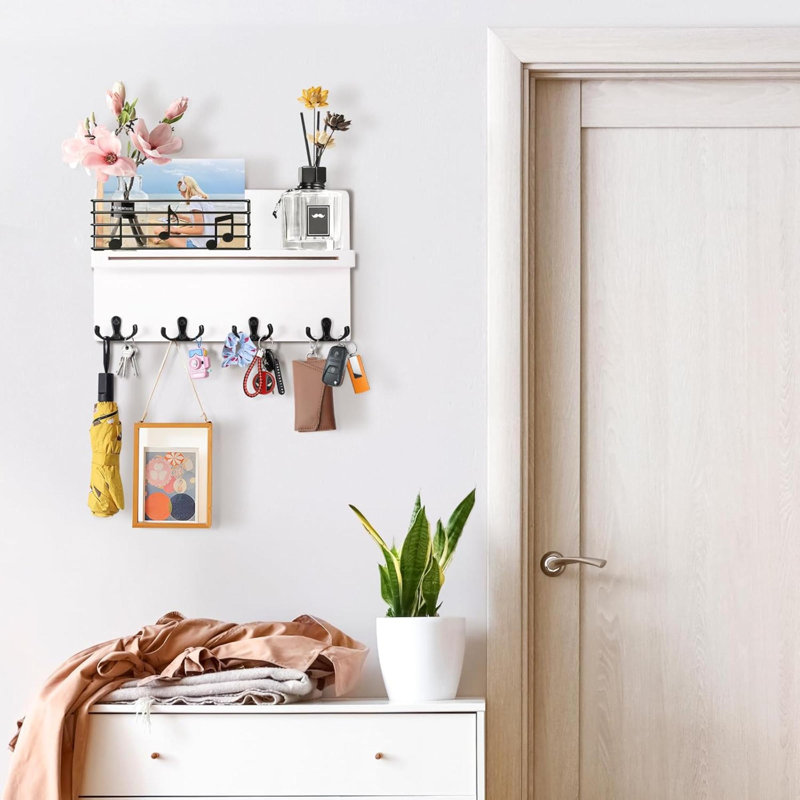 Wall Organizer with Mail Storage