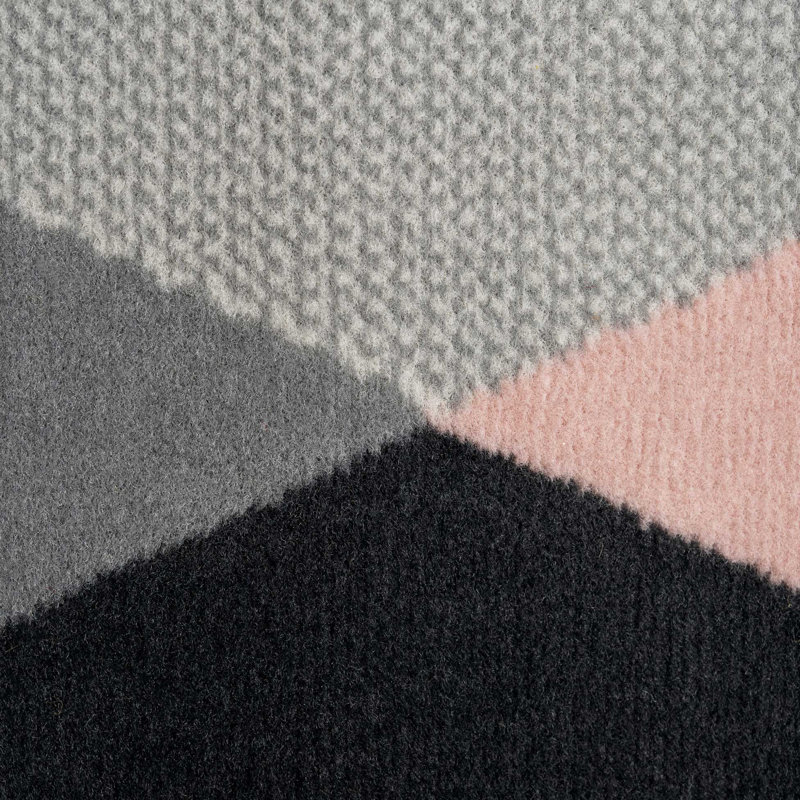 Newcomb Geometric Area Rug, Runner 60 x 240cm