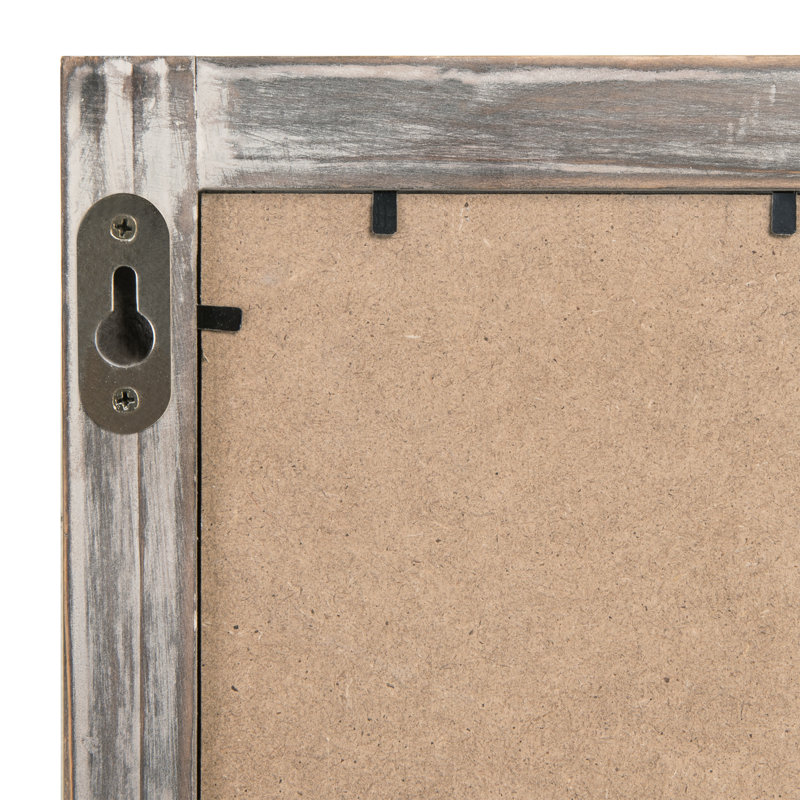 Entryway Wall Organiser with Key Hooks/Mail Storage/Chalkboard/Corkboard, Torched Wood