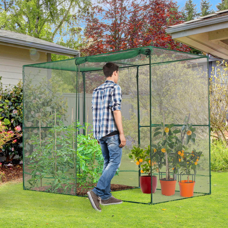 Aoodor Crop Cage Plant Protection Tent, 72" H x 96" W x 48" D