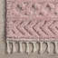 Tapis géométrique Akia pour le salon, la chambre à coucher et la cuisine, rose-347465626
