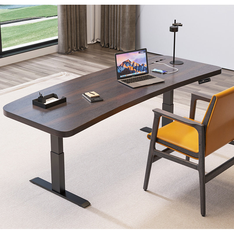 Lumière - hauteur électrique luxueuse - bureau réglable, H 29,53 po x l 70,87 po x P 25,59 po