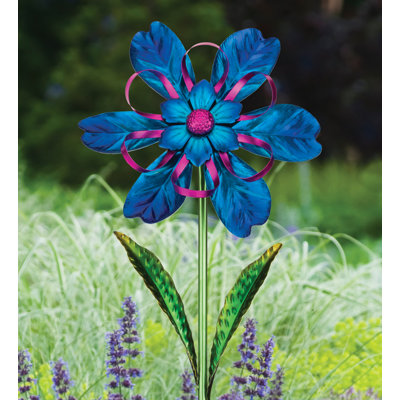 Ribbon Flower Spinner Stake