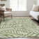 Premium Machine Washable Prisco Green Rug