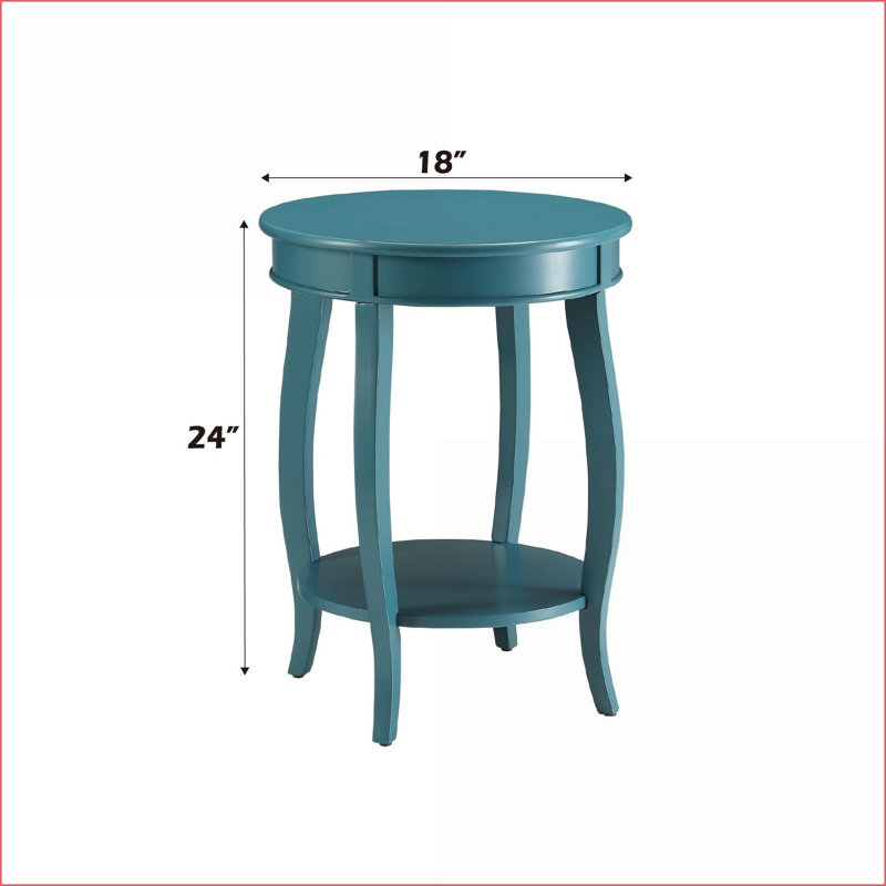 Table basse avec rangement ouvert Aberta Teal