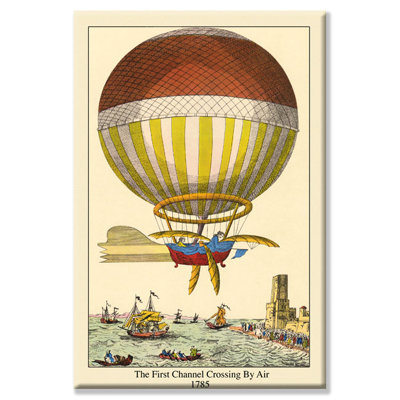 «First Channel Crossing by Air and 1785», impression sur toile