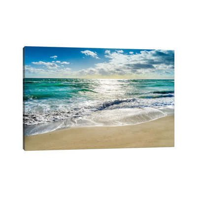 «Silent Beach Waves Hollywood Florida» par Susanne Kremer - reproduction de photo