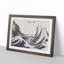 View of Honmoku by Katsushika Hokusai - Framed Print-55641313-55641320