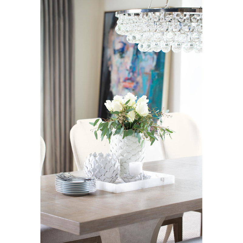 Santa Barbara Extendable Dining Set, 7 Pieces: Table, 6 Chairs