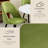 Modern Curved Velvet Upholstered Dining Chair (Green)-102866060