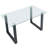 Adymn Glass Top Metal Base Dining Table-452526803