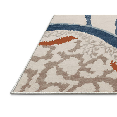 Silky Soft Plush Beige Area Rug