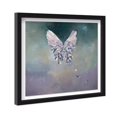 Oliver Gal Michaela Nessim - Angel Wishes Abstract - Luxury Shadowbox Framed Wall Art