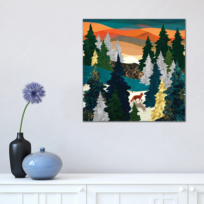 Amber Fox - Print on Canvas