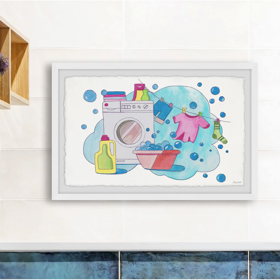 I Love Doing Laundry - Picture Frame Painting