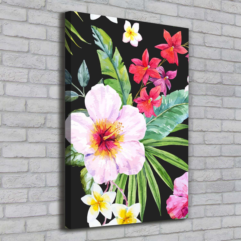 Hawaiian Pattern - Wrapped Canvas Print