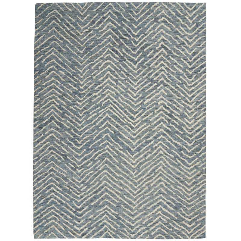 Jambi Chevron Hand Woven Area Rug, Rectangle 114 x 175cm 