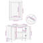 Vanity & Mirror Set