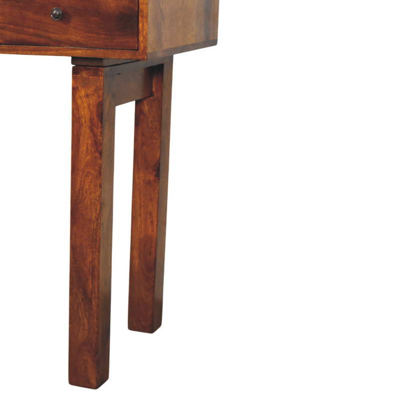 Bureau d'écriture 1 tiroir Tula Chestnut