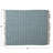 Woven Cotton Striped Throw With Fringe