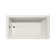 Venice 72" x 36" Drop in Combination Acrylic Bathtub with Heater