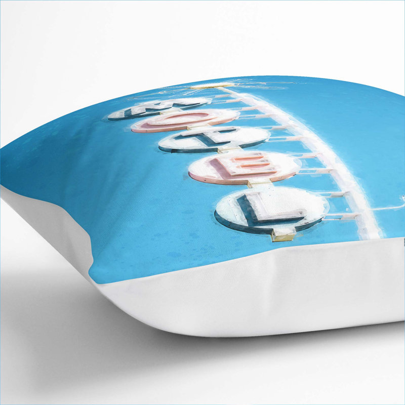 Square Throw Cushion, White, 55cm H x 55cm W x 20cm D