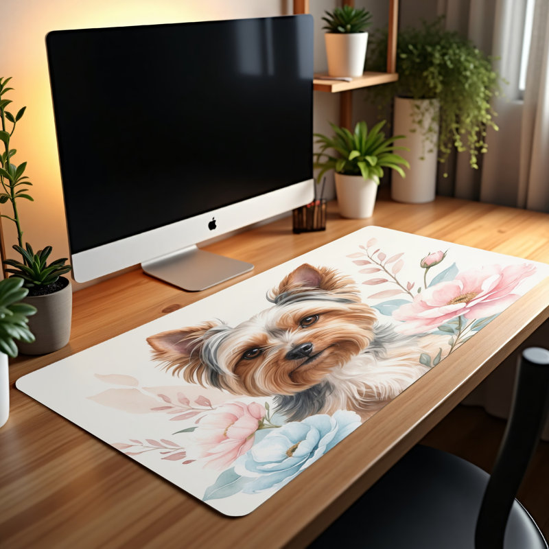 Polyester Desk Pad, 14.4x12.1