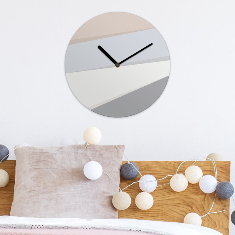 Malchow Wall Clock, Grey