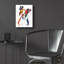 Art mural en verre Red Barrel Studio «Rainbow Dogs Red Boston Terrier» par Lindsay Kivi-1390863468