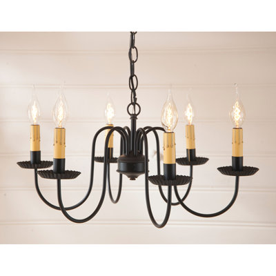 Lustree 6 lumières façon bougie/classique Shipton