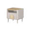 Sadeen 50cm W Manufactured Wood Bedside Table-119454962
