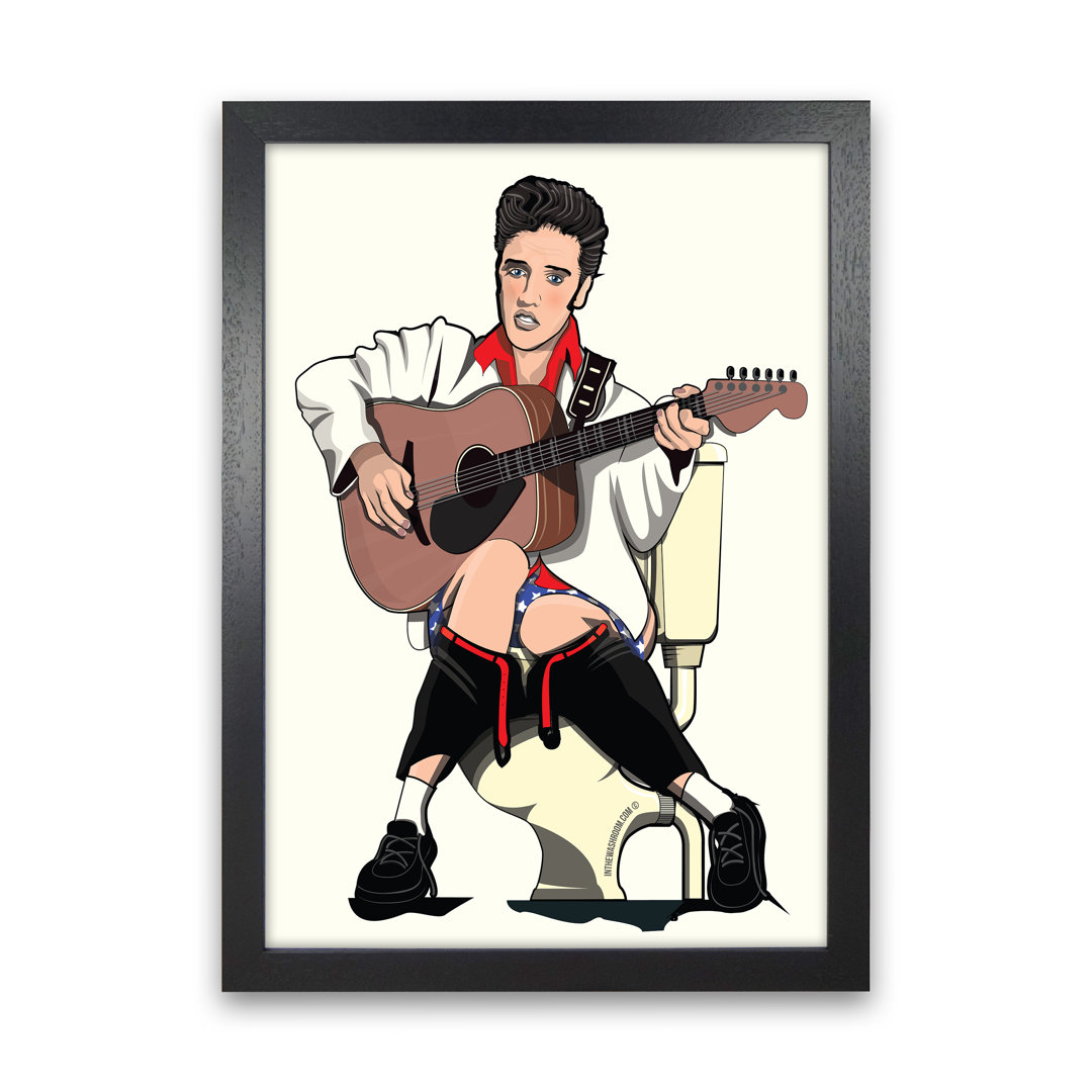 'Elvis' - Graphic Art Print on Paper