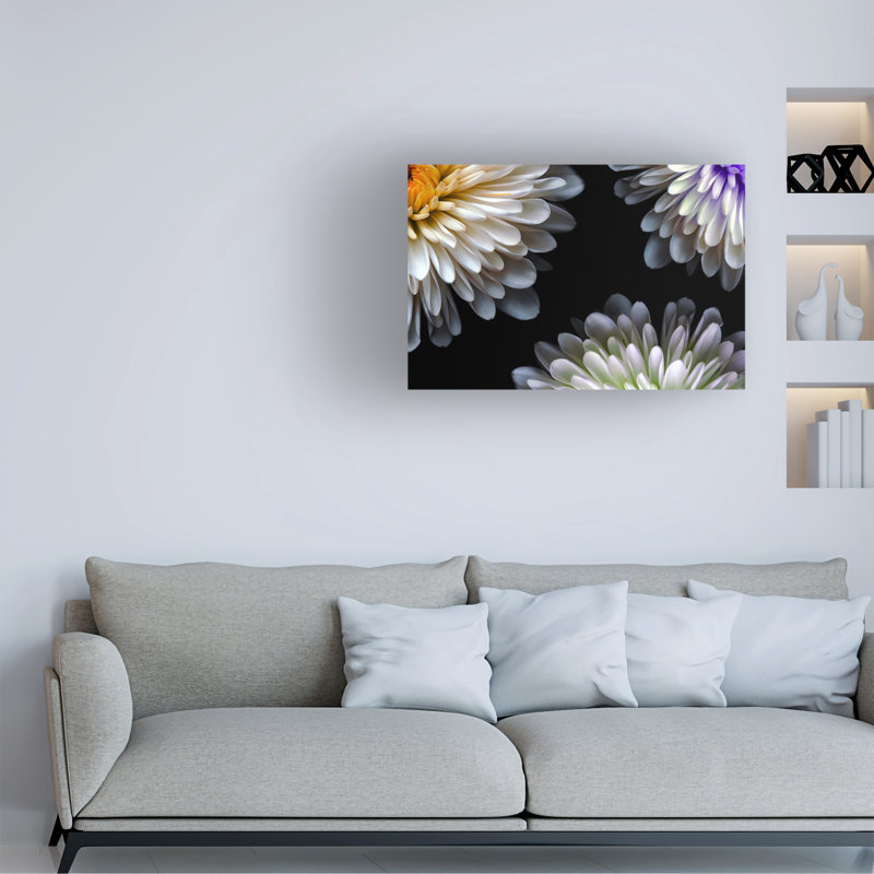 Art mural sur toile tendue - "Triade" Shane Peterson pour décoration de salon, de chambre à coucher ou de bureau - 22 x 32