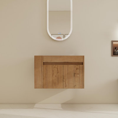 30" Wall-Mounted Single Bathroom Vanity  Base