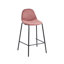 Tabouret de bar en velours Lazio avec pieds en fer-1985942202-1882502422