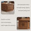 Bureau de direction 102,36 "en bois massif brun de style chinois-129030242