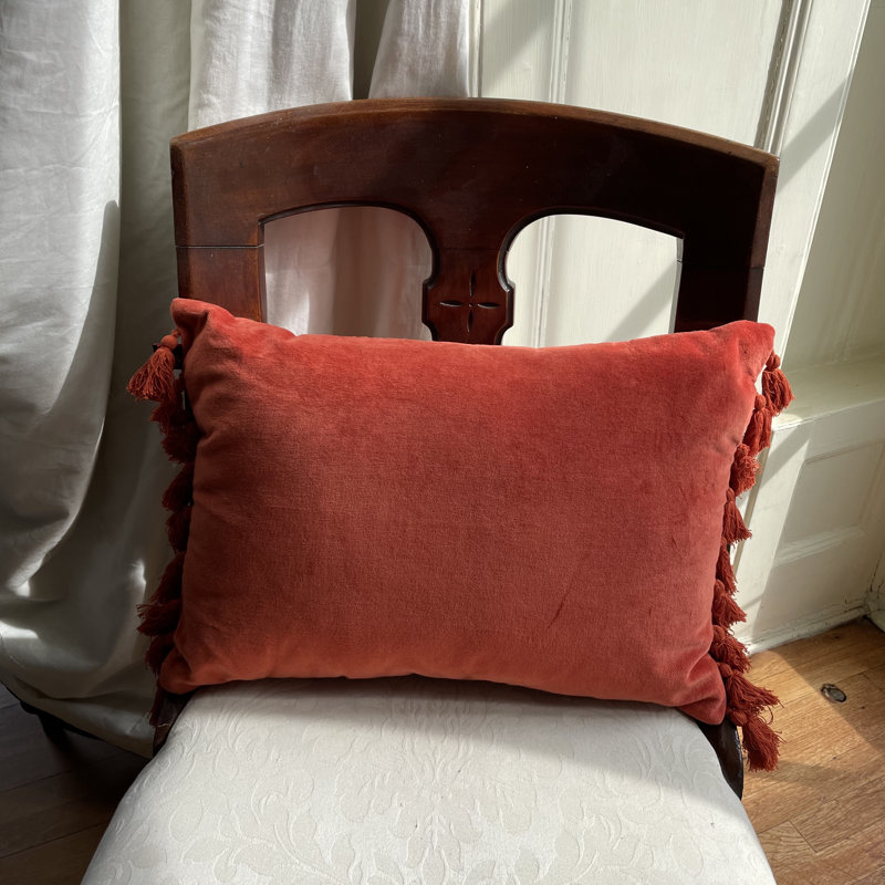 Khenifra Rectangular Cushion, Rust