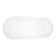 60" Sheba Acrylic Slipper Tub - White Drain Kit - Air Massage - Foam