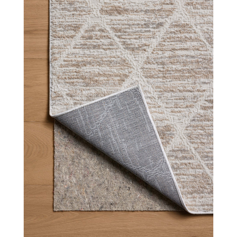 Tapis gris / beige Loloi Townes, Rectangle 6 pi 7 po x 9 pi 2 po
