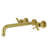 Kingston Brass Manhattan Two-Handle 3-Hole Wall Mount Roman Tub Faucet-59137456-115316196