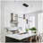 Javeriah 4 - Light Dimmable Kitchen Island Linear LED Pendant[No Bulb]