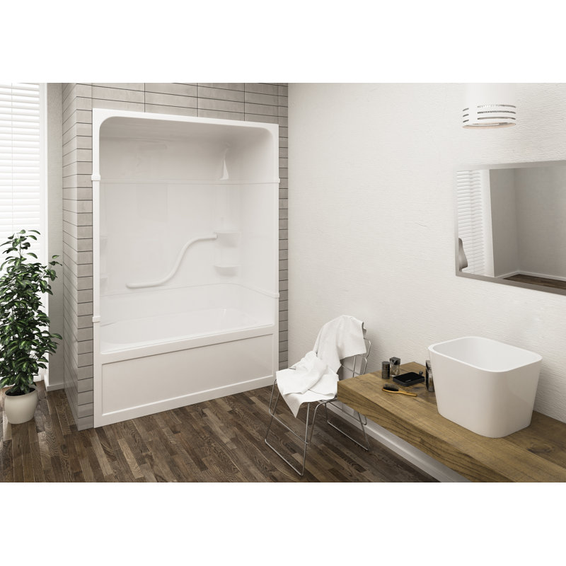 Baignoire de trempage en alcôve Parker, Droite
