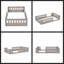 Lit plateforme simple en bois massif blanc avec barrière de sécurité - profil bas, aucun sommier tapissier requis-287902241