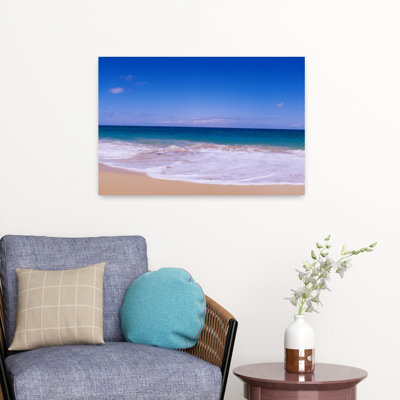 Tide On The Beach Papohaku Beach Pacific Ocean Molokai Hawaii Usa Tranquil Abstract Contemporary Beach Nature Art
