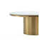 Kedarious 2-Piece Modern Coffee Table and End Table Set in Gold