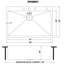 Tirana 33" L x 22" W Drop-In Kitchen Sink