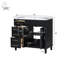 Meuble-lavabo simple 36 po avec plateau Leeonie