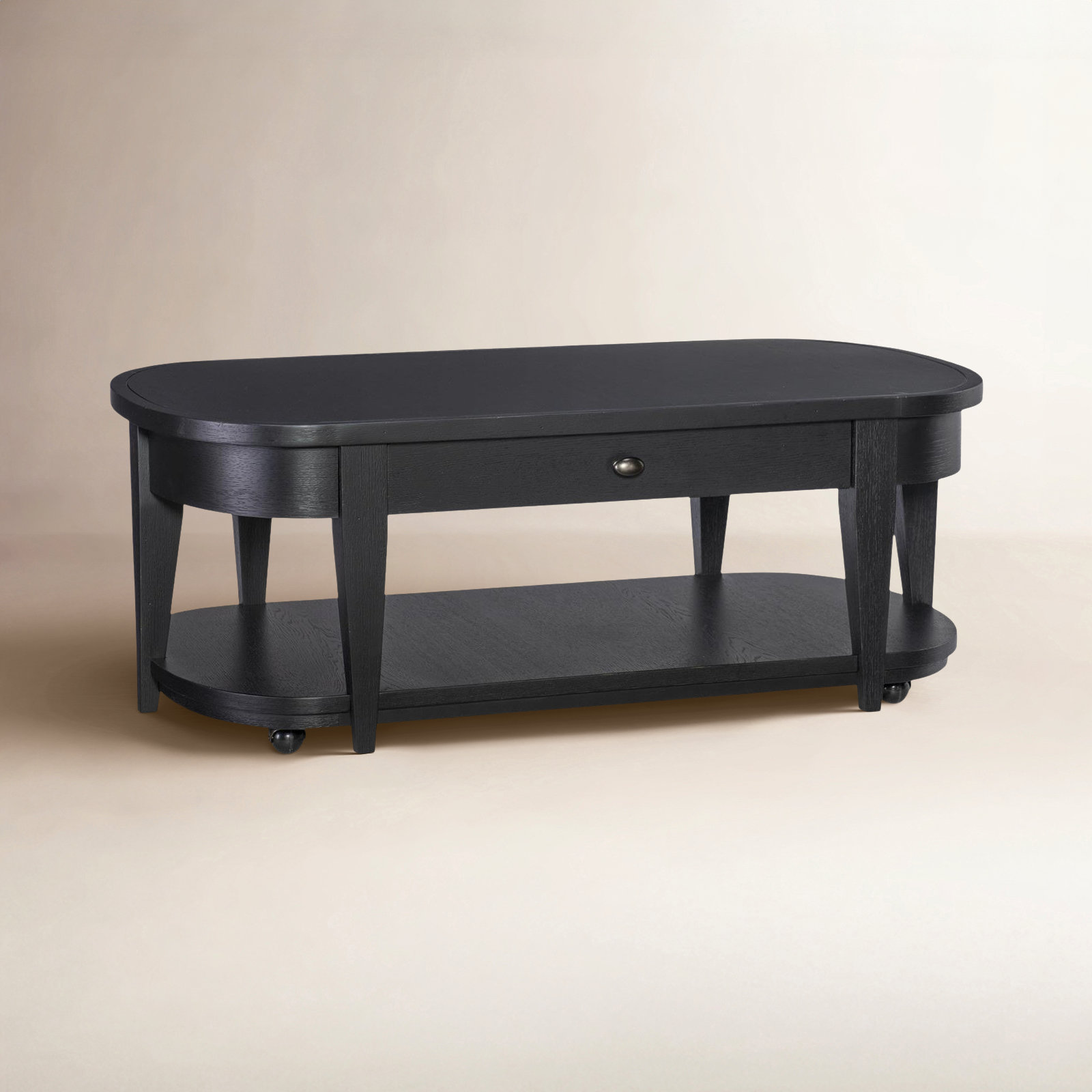 Mya 50" Cocktail Table, Black