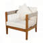 Fauteuil club d'extérieur en bois d'acacia-2125481371